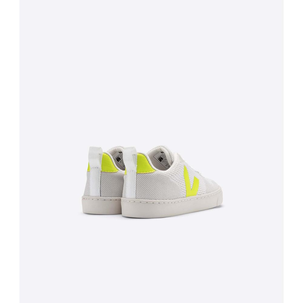 Αθλητικά Παπούτσια παιδικα Veja V-10 MALHA BRANCO White/Green | GR 840TCE